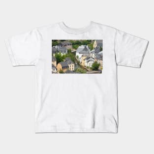 Unterstadt Grund, Alzette Valley, Luxembourg Kids T-Shirt